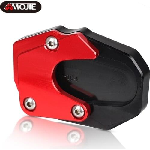 CNC Motorcycle Side Stand Enlarger Kickstand Enlarge Plate Pad Accessories For SUZUKI GSX-S1000F 2015 2016 2017 2018 2019 2021
