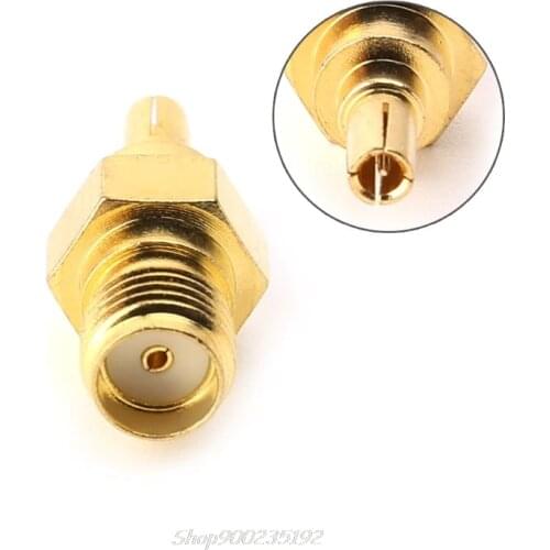 CRC9 Male Plug To SMA Female Jack RF Connector Coaxial Converter Adapter Straight S01 20 Dropship