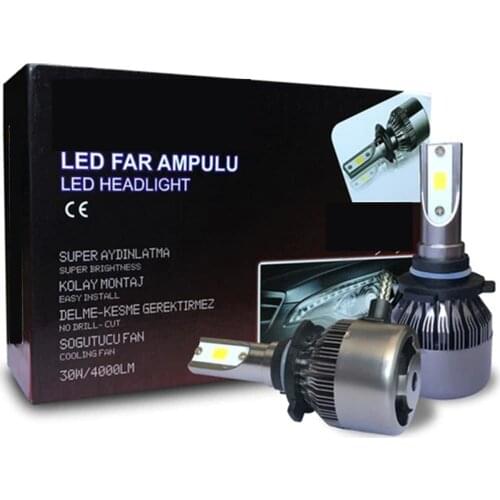 Niken Evo Series Led Xenon Head Lamp Bulbs 4000 Lumens X 2ea, 6000 Kelvin White H7 / H4 / H11 / H1 / H10 / 9005 / 9006 / H15
