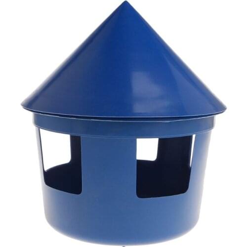 E7CC Pigeon Feeder House Design Cover Feeding Food Dispenser Sand Case Multi Functional Pet Birds Parrot Container Supplies