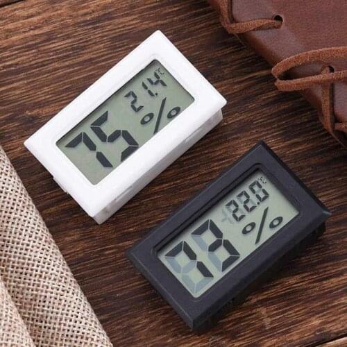 Mini Hygrometer Thermometer Electronic Accurate Digital Indoor Temperature Humidity Meter Monitor with Probe 1.5m Cable SCVD889
