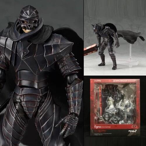 Figma 410 Berserk Black Swordman Action Figure Toy Christmas Collectible Model Doll Gift For kid