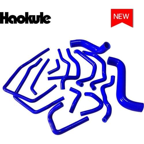 Performance Silicone Radiator Silicone Hose kits For SUBARU IMPREZA WRX STI GDB GGB/STI7-9 2000-2007 BLUE,RED AND BLACK 14PCS