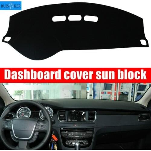 Dashboard Cover Sun Shade Dash Mat Pad Carpet Car Stickers Interior Accessories For Peugeot 208 2012~2019 Active Allure GTI 2015