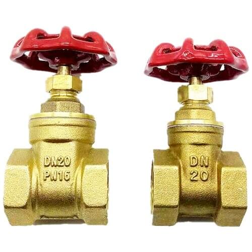 Copper gate valves DN15 20 25 water valve switch valve Internal thread Gate valves