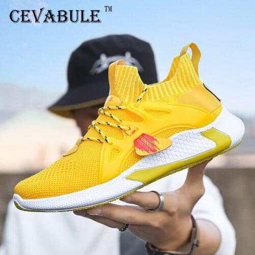 CEVABULE Mens Shoes 2021 Summer New Mens Sports Shoes Casual Shoes Breathable Tide Shoes Shoes Mesh Cool Comfortable ZC