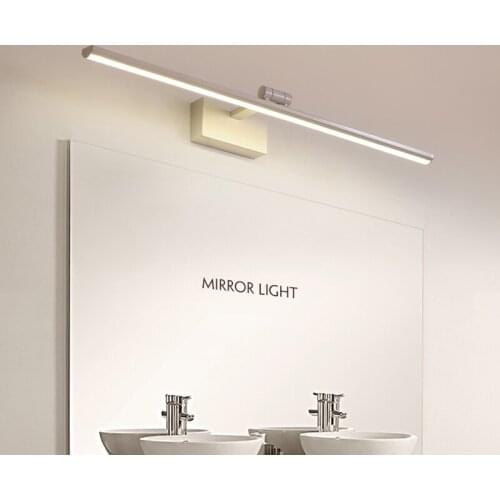 Adjustable angle brown/white bathroom led mirror lights 0.4M~1.2M wall lamp bedroom led wall lights applique murale luminaire