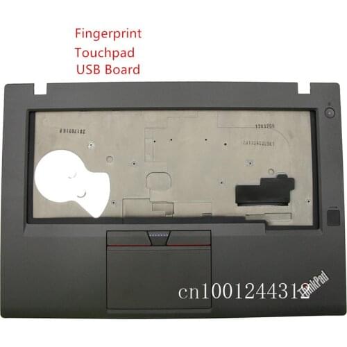 New For Thinkpad T460P T470P Palmrest Upper Case Keyboard Bezel Cover W/ Touchpad Fingerprint 01AV925 USB Board 01AV908