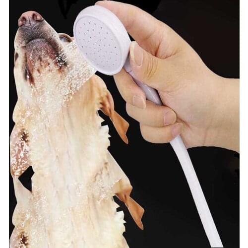 Pet shower nozzle dog bath portable paw wash sink hose for sink paw cleaning cats shower Convenient practical With hose nozzle