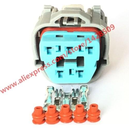 10 Sets 5 Pin Oil/Fuel Pump Automotive Plug Female Gasoline Pump Connector For Honda Accord Fit Civic Odyssey CRV VEZEL Avancier