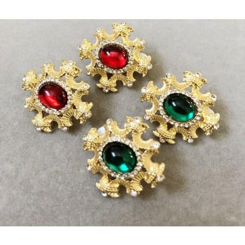 Crystal Stone Delicate Elegant Opal Clip Earring