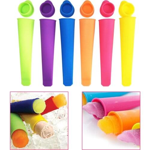 Silicone DIY Ice Cream Mold Summer Ice Cube Popsicle Lolly Maker Mould Children Kids Ice Cream Maker Kitchen Gadgets