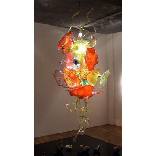 Style Look Murano Glass Art Chandelier Lighting Luxury Art Decoartive Plates Design LED Chandelier