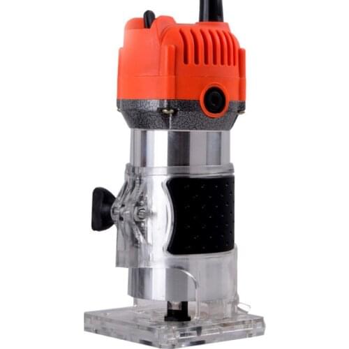 Router Trimmer Durable Small Copper Motor Carving Machine Electric Woodworking Trimmer Power Tool Woodworking Engraving machine