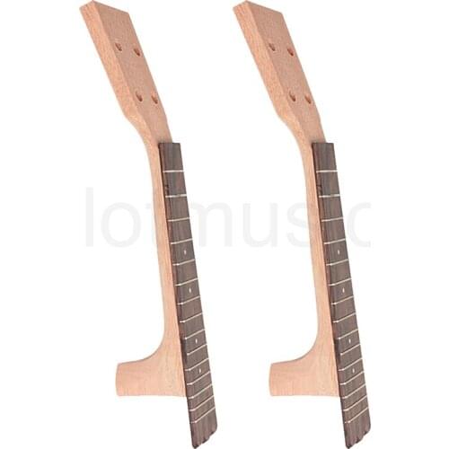 Soprano Ukulele Neck Fretboard Fingerboard Rosewood for 21 Inch Uke Style Set of 2