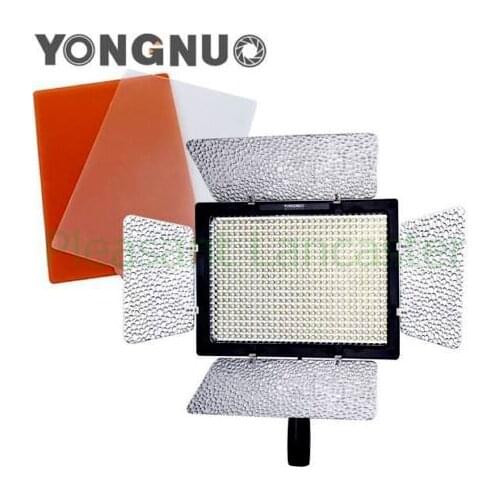 High quality Yongnuo YN-600 LED Illumination Dimming Video Light for SLR Camera + IR Remote