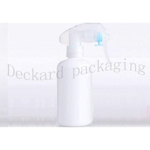 10pcs 250ml fine mist trigger sprayer bottle container for cosmetics, home cleaners, household glass cleaners, bathroom products