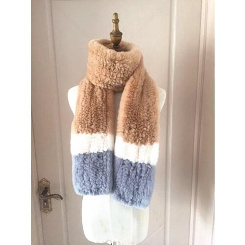 2019 winter womens fashion luxury fox fur suit collar all match