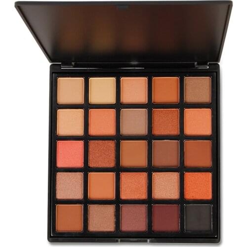 5 pieces bronze smokey eyeshadow palette private label matte shimmer long lasting makeup pigment eye makeup no logo custom