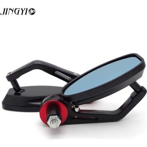 Motorcycle Accessories Handlebar Rearview Mirror 7/8" 30mm Rod Bottom Mirror FOR Suzuki vstrom 650 Kawasaki z650