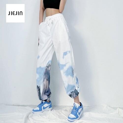 Joggers Trousers Women Harajuku Goth Sweatpants Plus Size 5Xl Pants Korean Casual Loose Elastic Waist Sports Chinese Style