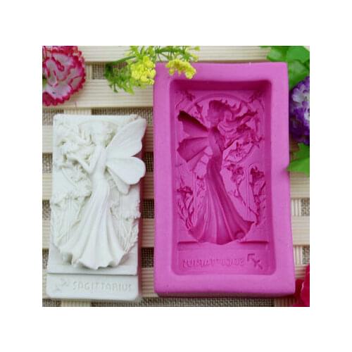 Flower Faerie Handmade DIY Silicone Soap Mold Soap Making 3D Oval Soap Cake Mould Craft Bathroom Tools Kitchen Bakeware