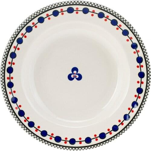 Karaca Mai 6 Pieces Seljuk Series Deep Plate 23 cm