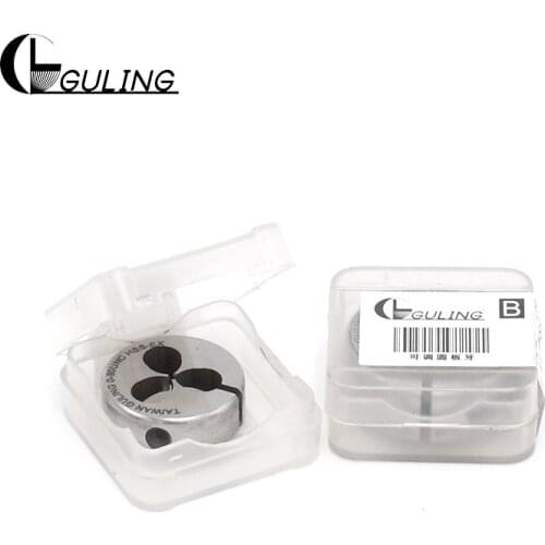 GULING 1pcs Threading Die Fine Thread tap size M3-M14 Left Hand Thread HSSE Round Threading Dies Tool For Machining Durable