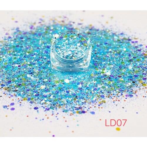 Bulk 1kg Irridescent Sparkly Glitter Sequins For Nails Chameleon Mermaid Super Shining Loose Glitter For Manicure Makeup UV Tips