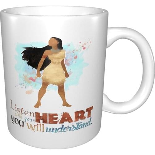 T Maglia Pocahontas Frase Citazione Favola Mug Coffee Cup Coffee Mug Ceramic Cups Large Cup Tea