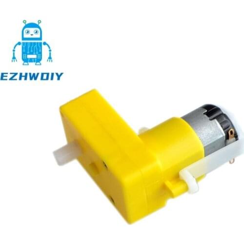 TT motor DC miniature geared motor L-shaped motor Curved plastic shaft Metal shaft Metal gear Smart car Robot accessories