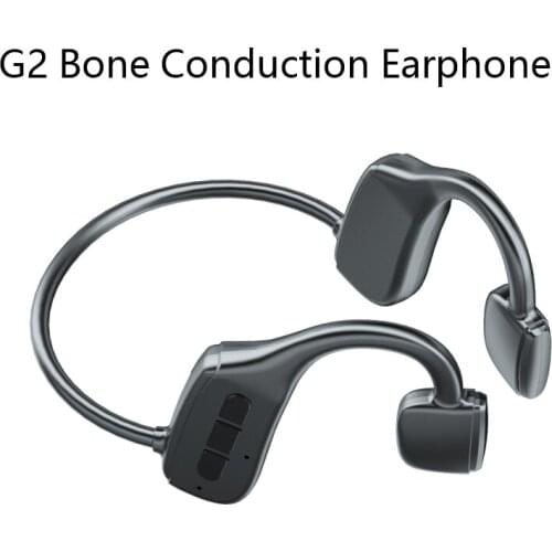 Bone Conduction Earphones Support SD/TF Mempry Card Play Headset Bluetooth 5.1 G2 Wireless Waterproof Sport Headphones With Mic