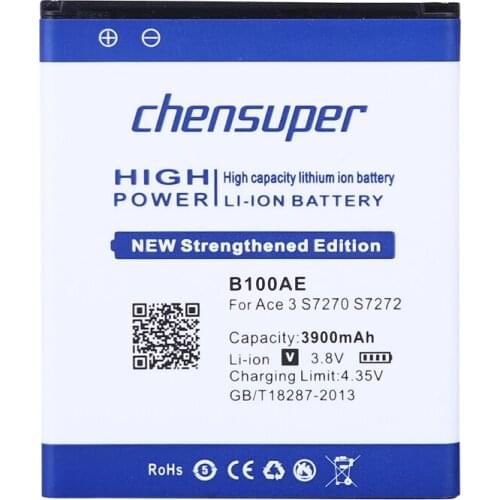 NEW 3900mAh B100AE Mobile Phone Battery For Samsung Galaxy Ace 3 S7270 S7272 S7898 S7562C S7568i i699i s7262