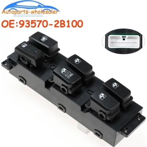 New Front Left Electric Power Window Control Switch For Hyundai Santa Fe CM 2007-2011 93570-2B100 935702B100 Car accessories