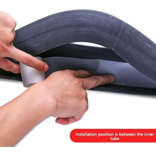 Bike Tube Protector White MTB Bicycle Tire Liner 2Pcs Anti-Puncture Proof Belt 26"/ 27.5"/ 29"/ 700C Bike Tyre Protector