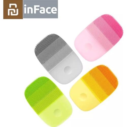 InFace Facial Cleaning Brush Face Skin Care Tools Waterproof Silicone Electric Sonic Cleanser Facial Beauty Massager