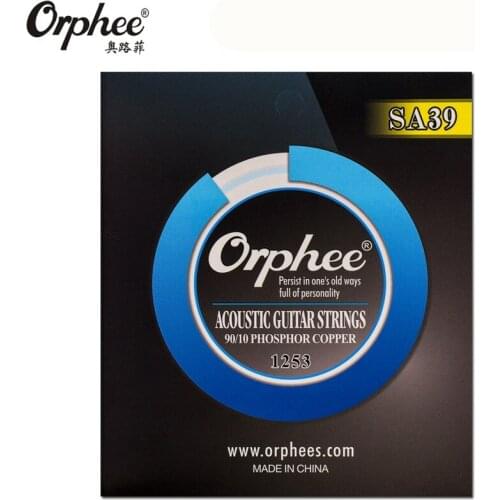 Orphee 012-053 Acoustic Guitar String 90/10 Phosphor Copper Hexagonal Core Nickel Alloy Vacuum guitar parts accessories