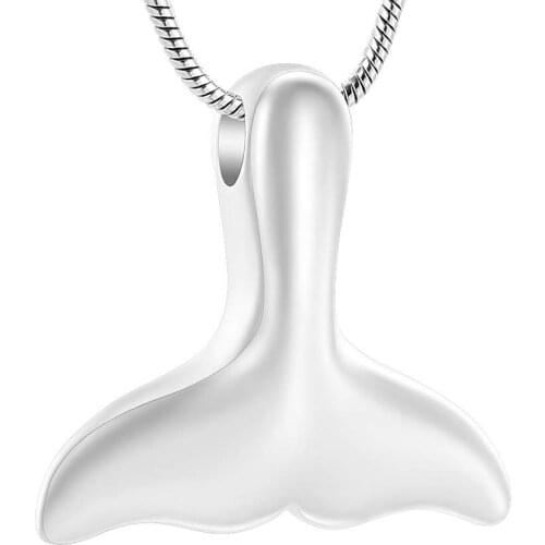 Memorials Jewelry Cremation Jewelry for Ashes-Mermaid Tail Cremation Urn Necklace Stainless Steel Ashes Holder Locket Keepsake