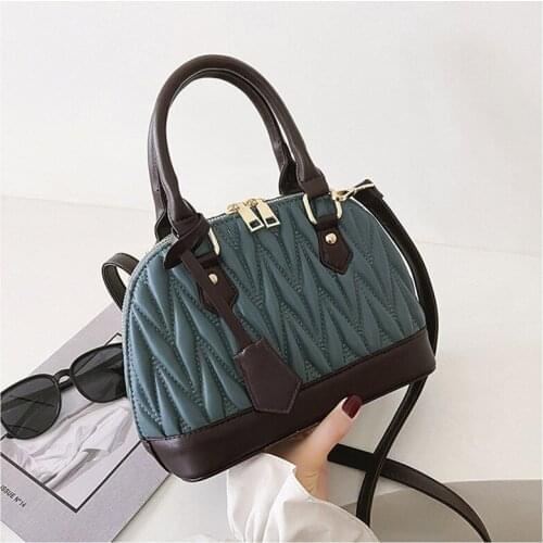 High Quality Fashion Pleated Shell for Women Luxury Handbags Women Bags Ladies Designer Purse and Handbags Sac Bandouliere Femme