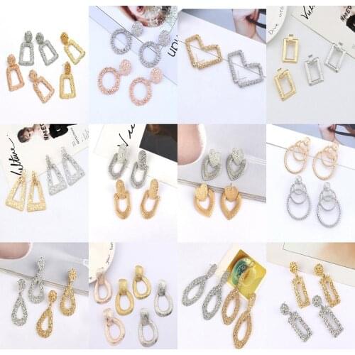 2019 Fashion Statement Earrings Big Geometric earrings For Women Hanging Dangle Earrings Drop Earing modern Jewelry