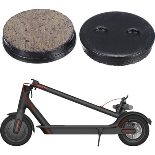 1 Pair Metal Brake Plate Pad Skateboard Accessories for Xiao-mi Electric Scooter Metal Brake Plate Pad