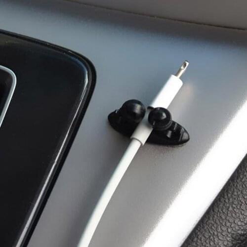 8pcs Car Wire USB Cable Fixer Organize Clamp Headphone Cable Data Cord for Buick Regal Lacrosse Excelle GT/XT/GL8/ENCORE/Enclave