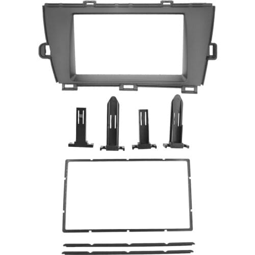 2Din LHD Car Radio Fascia Kit Stereo Mount Panel for Toyota Prius 2010+ Frame Audio Face Plate Surround Panel DVD GPS Bezel Kit