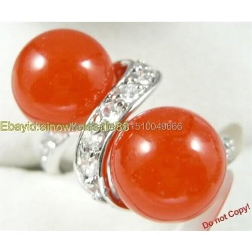 FREE SHIPPING >>>Noblest Go ld Plated nature jade rhineston ring