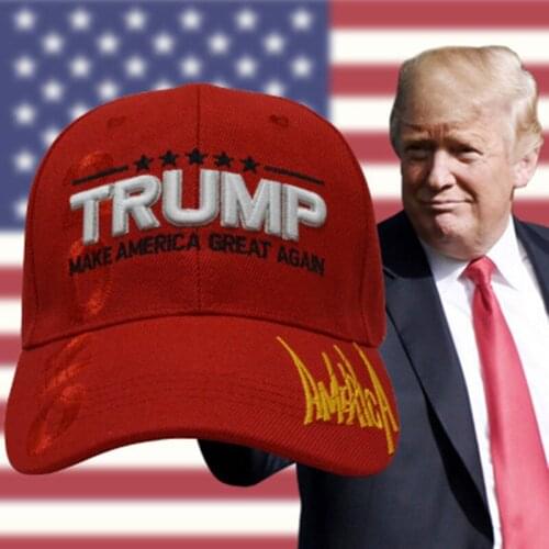 Make America Great Again Trump Baseball Cap New Fashion Adjustable Embroidered Sports Outdoor Breathable Hat Hip-Hop For Trump