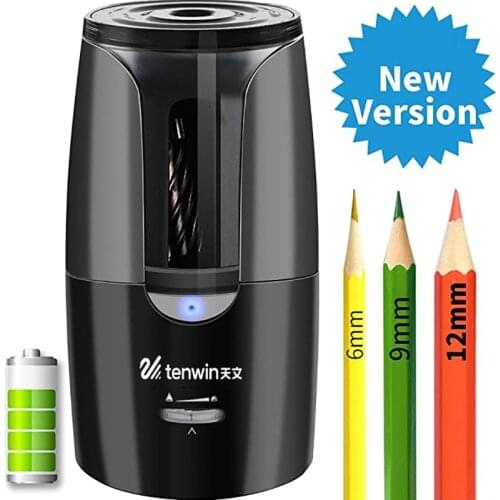 Large Automatic Electric Pencil Sharpener Heavy Duty Stationery For Colored Pencils Mechanical USB For Children Artists Supplies