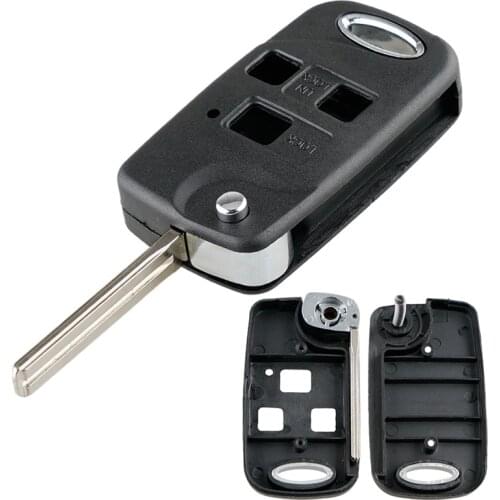 2 Buttons Remote Car Key Shell Keyless Entry Key Case for Toyota Yaris Prado Tarago Camry Corolla Land Cruiser RAV4 Avalon Echo