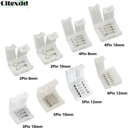 Cltgxdd 1PCS DC 2 3 4 5 Pin Connector Single color RGB Led strip 2Pin 3Pin 4[in 5Pin Connector For Connecting RGB RGBW LED Strip
