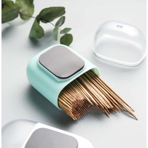 Magnetic Refrigerator Toothpick Holder Container Household Table Toothpick Storage Box Toothpick Dispenser With Magnet 1piece