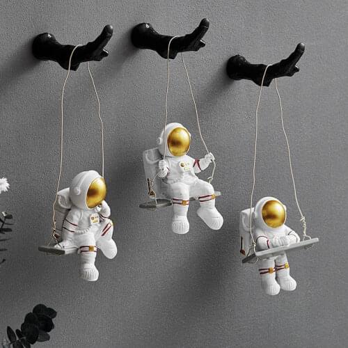 Nordic Style Astronaut Model Decoration Astronaut Home Living Room Study Bedroom Desktop Decoration Birthday Gift Sculpture